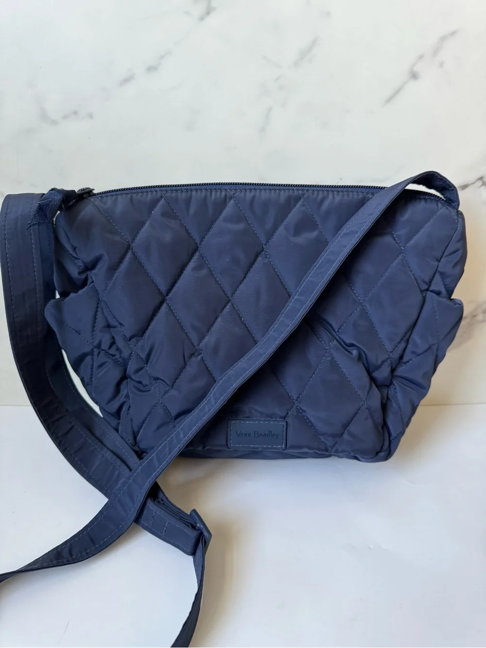 Vera Bradley Quilted Crossbody in Deep Navy